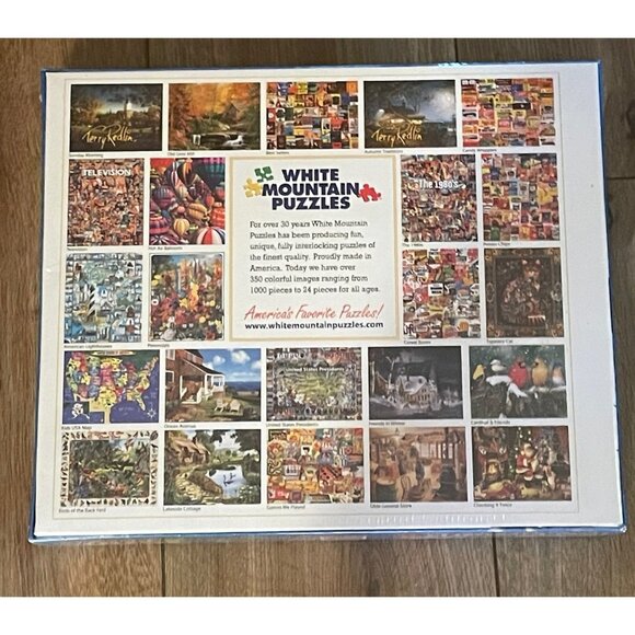 White Mountain Ice Cream 1000 Pc Jigsaw Puzzle by Charlie Girard 2013 SEALED - Picture 3 of 3